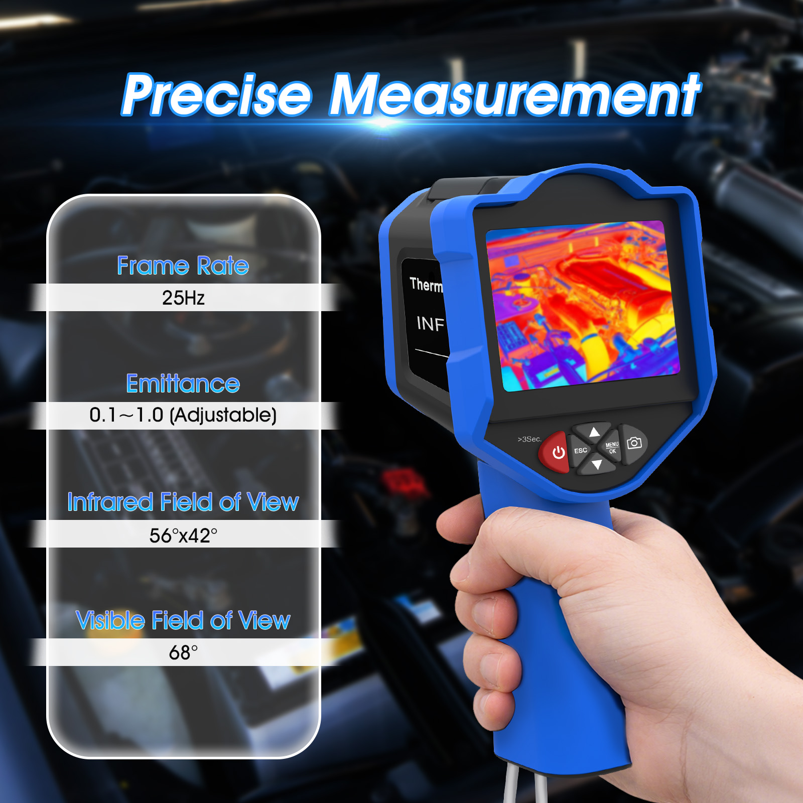 256x192 Thermal Camera 25Hz,Ha - огляд і ціна Thermal Imaging Camera 256X192